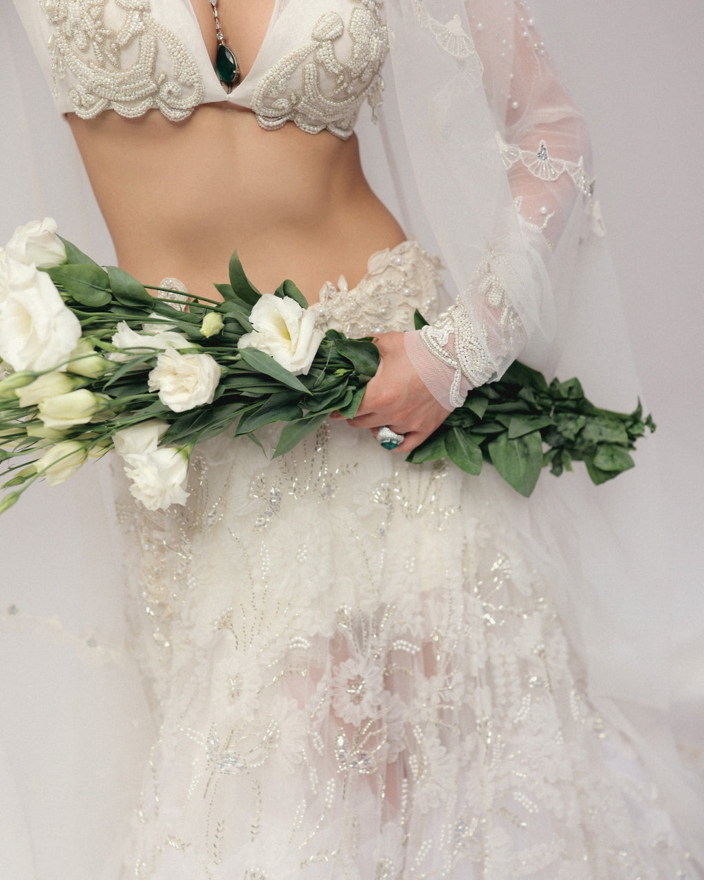 A White Wedding Lehenga Ii