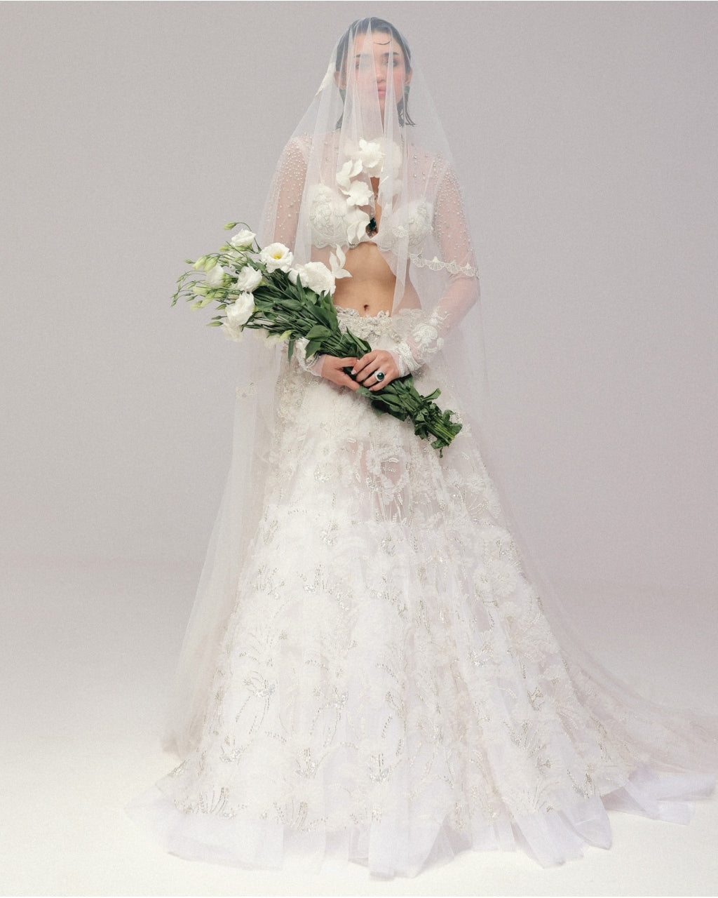 A White Wedding Lehenga Ii