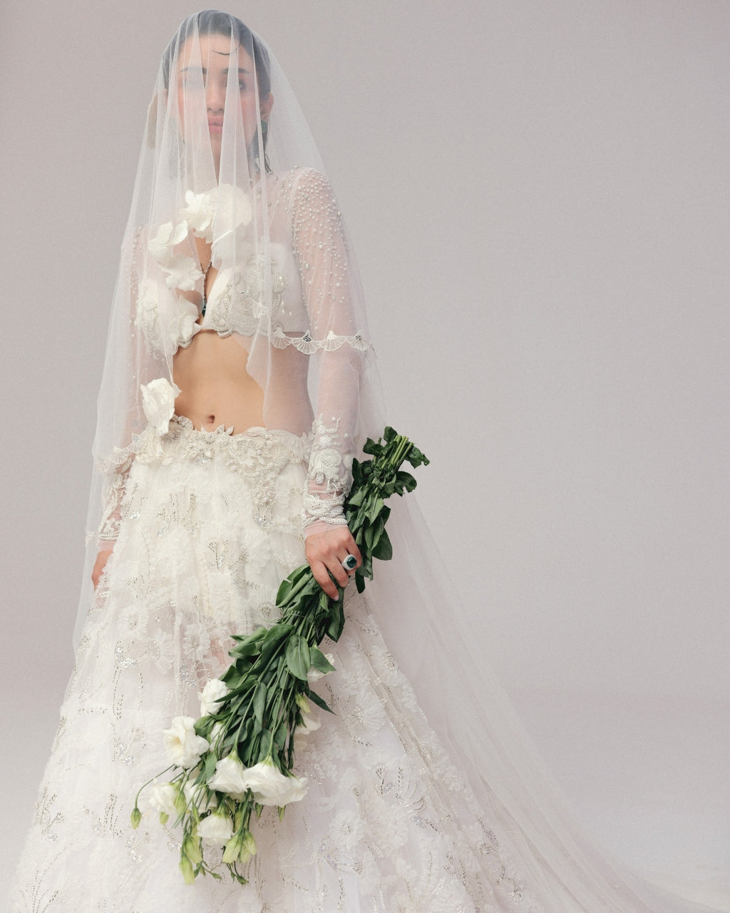 A White Wedding Lehenga Ii
