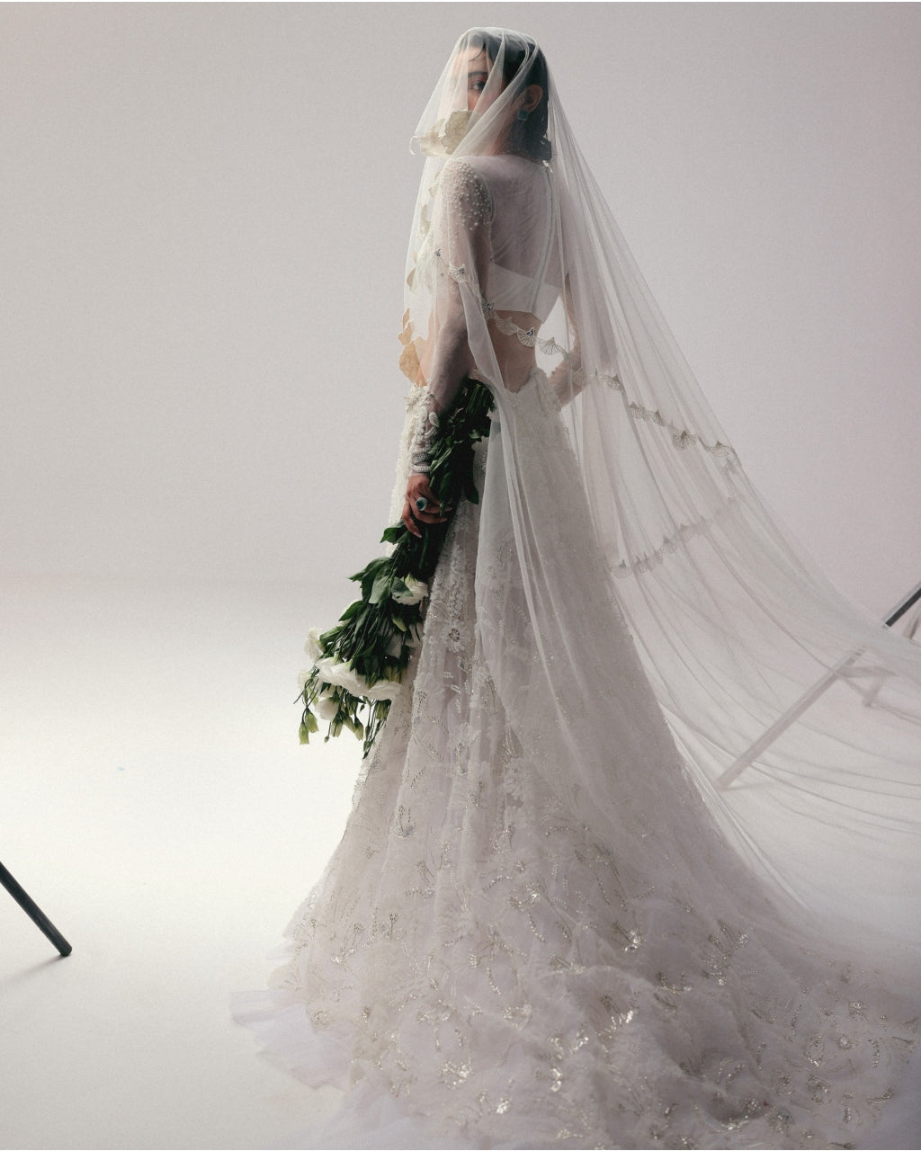 A White Wedding Lehenga Ii