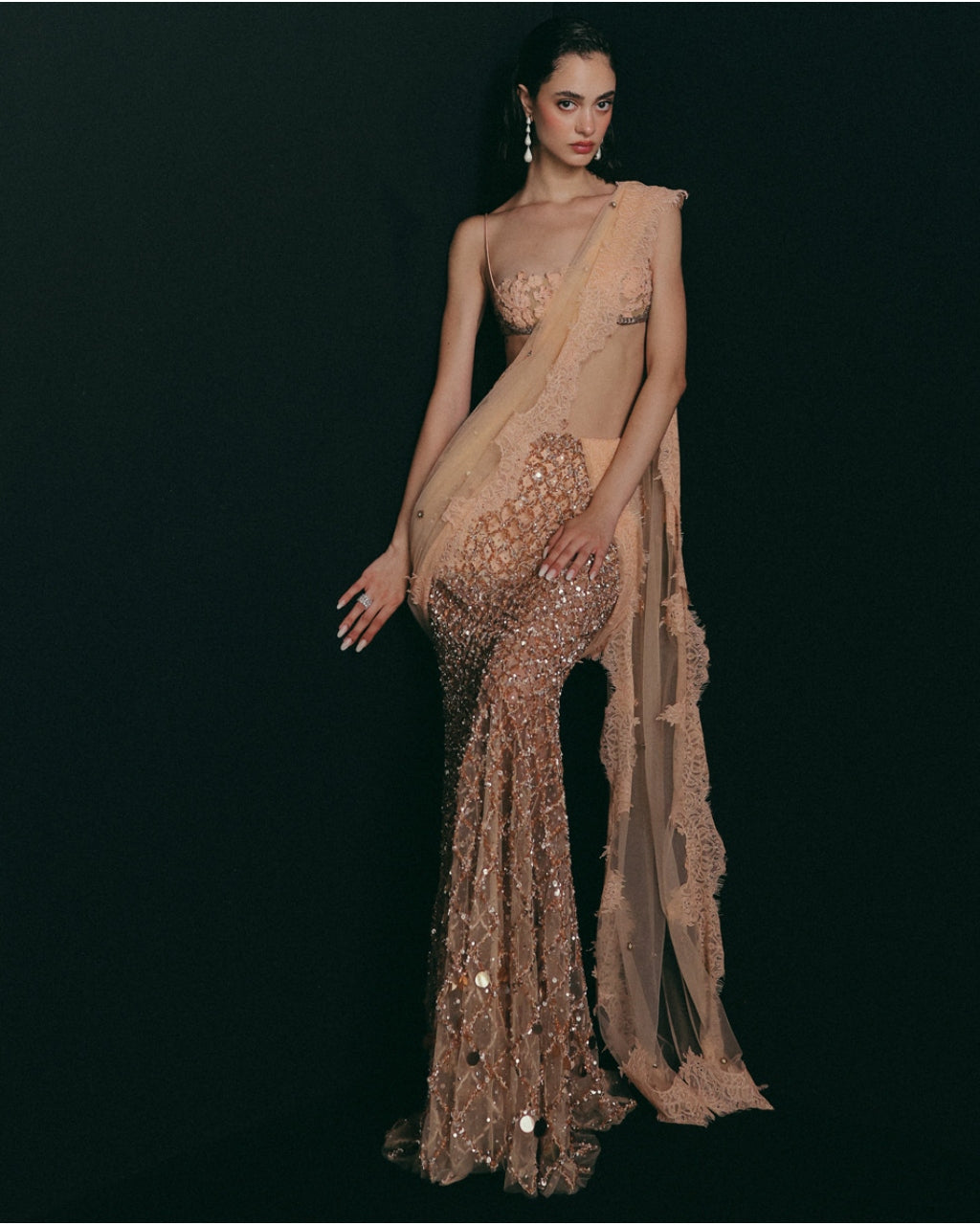 Sins Of Eden Sari Set