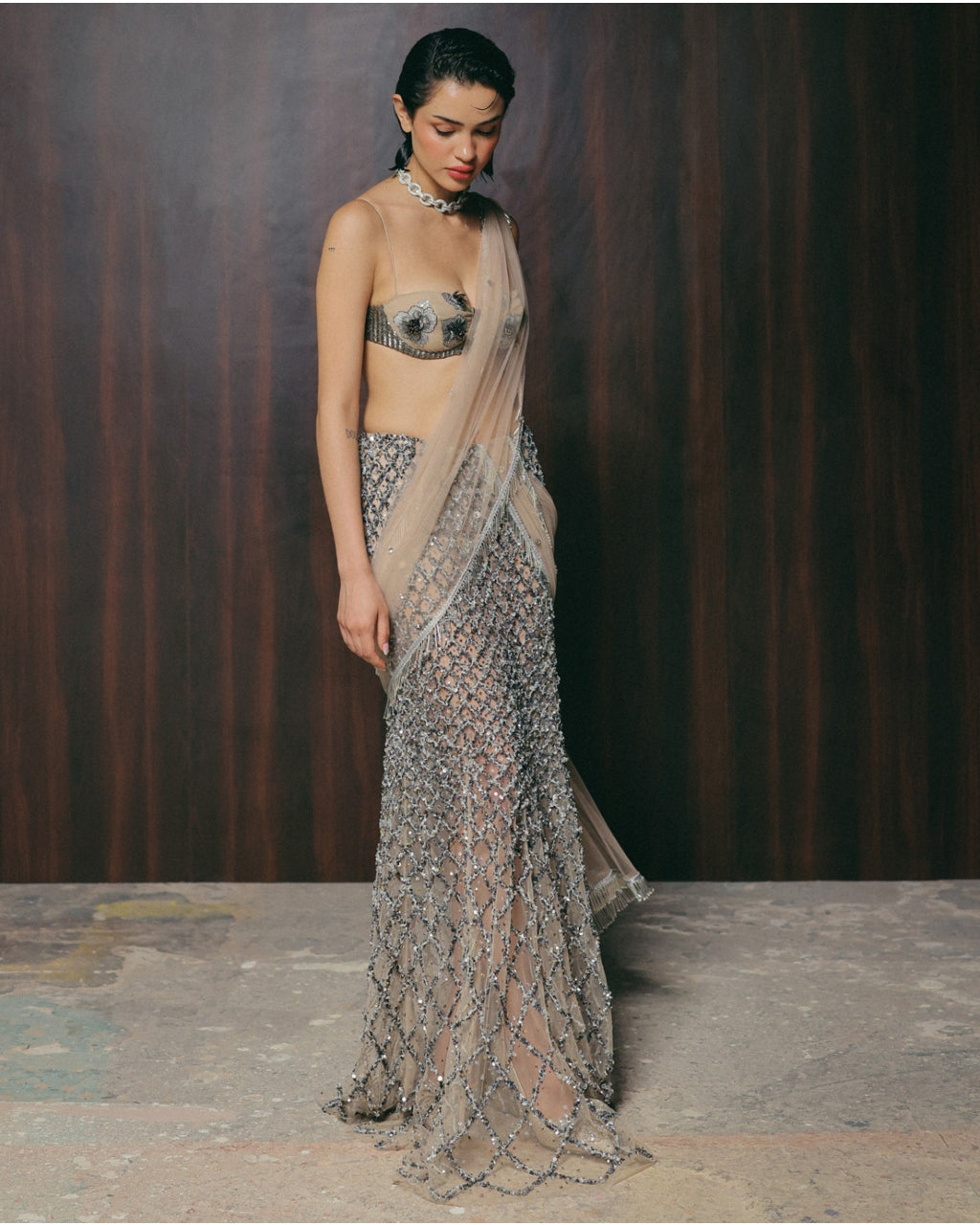 Saltwater Kiss Sari Set