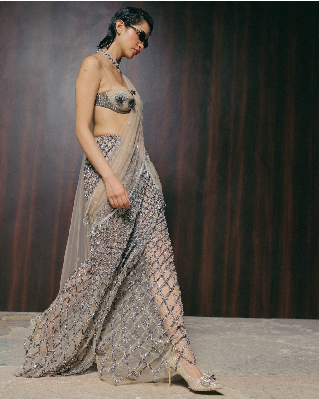Saltwater Kiss Sari Set