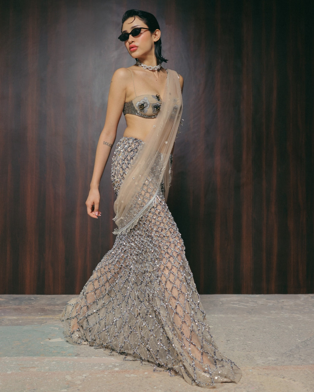 Saltwater Kiss Sari Set