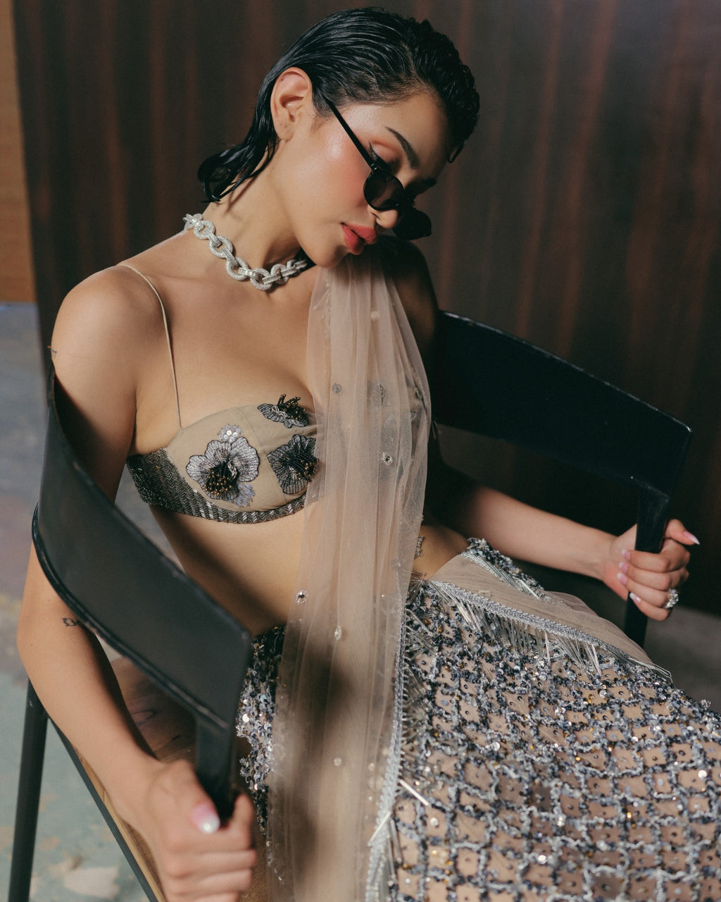 Saltwater Kiss Sari Set
