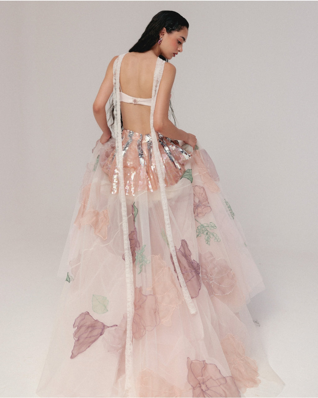 Stolen Sea Shells, Hand Picked Flowers Skirt Set