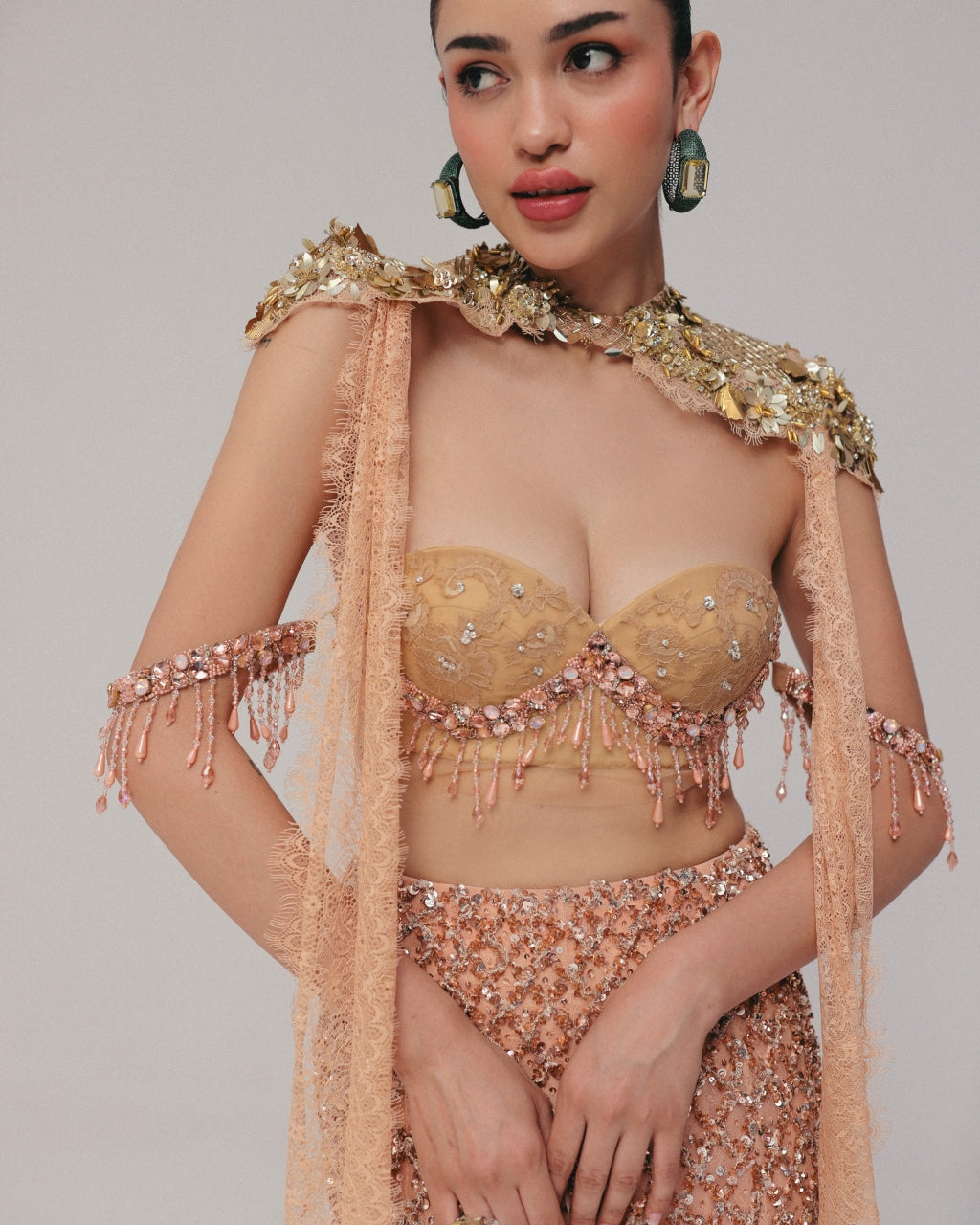 Gold Dust And Nectar Skirt Set