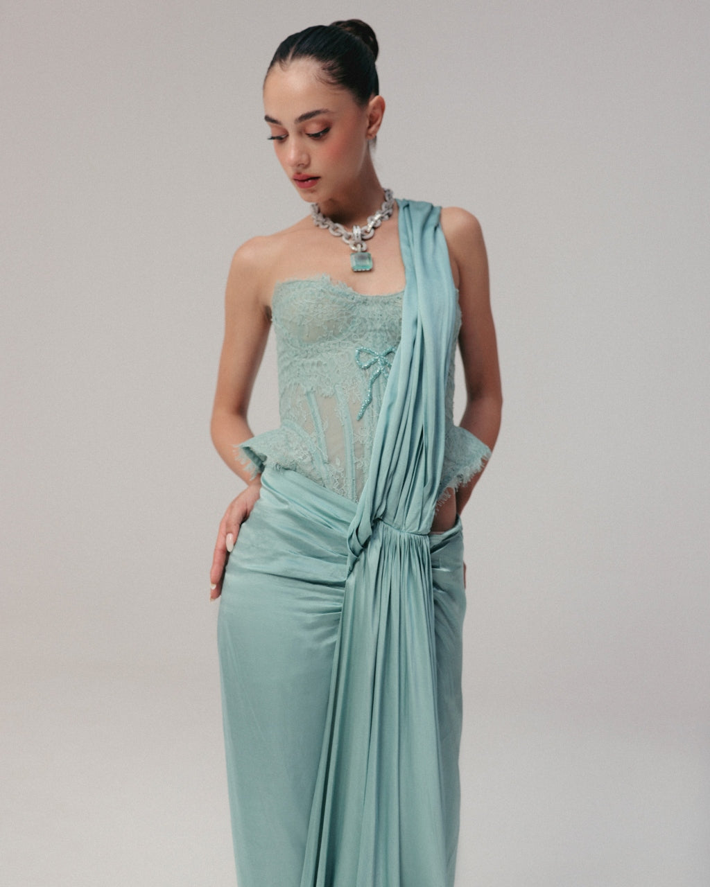 Bows Before Boys Sari Set
