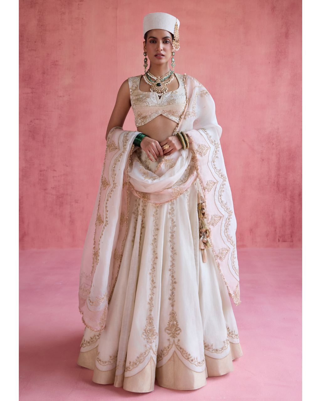 Sitara Lehenga Set - Ivory