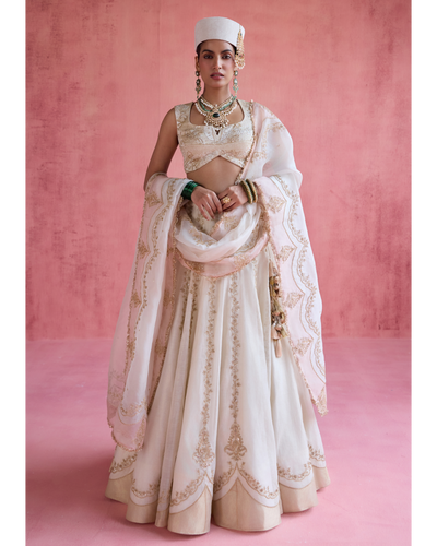 Sitara Lehenga Set - Ivory