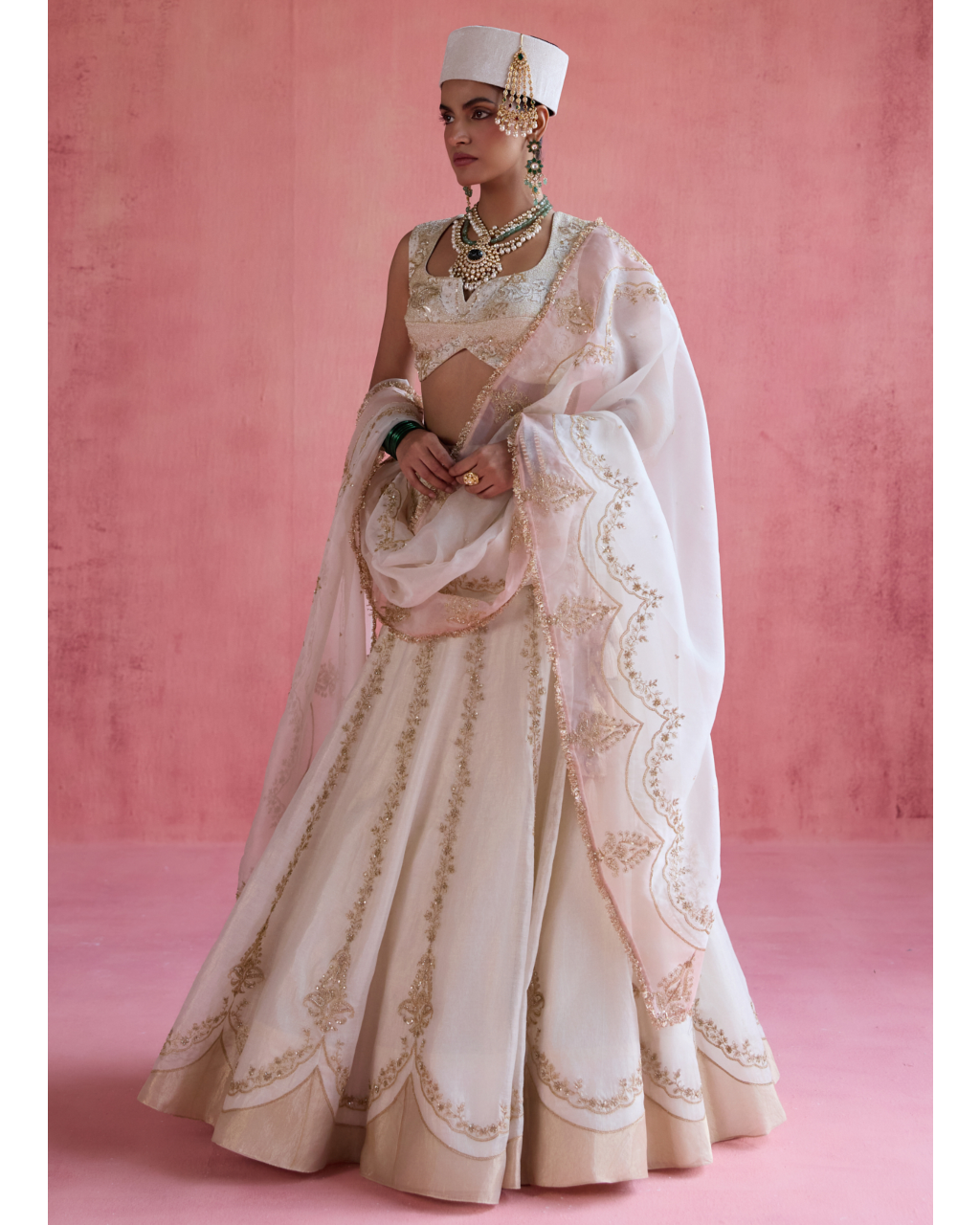 Sitara Lehenga Set - Ivory