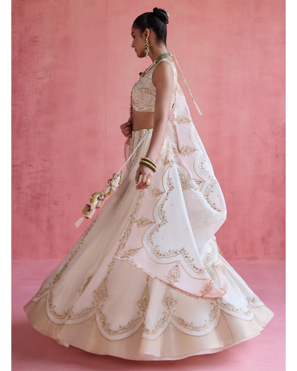 Sitara Lehenga Set - Ivory