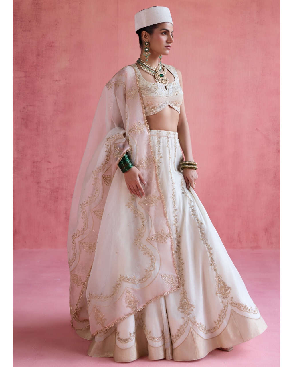 Sitara Lehenga Set - Ivory