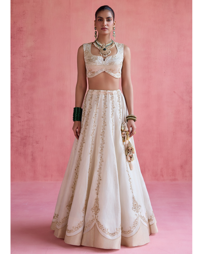 Sitara Lehenga Set - Ivory