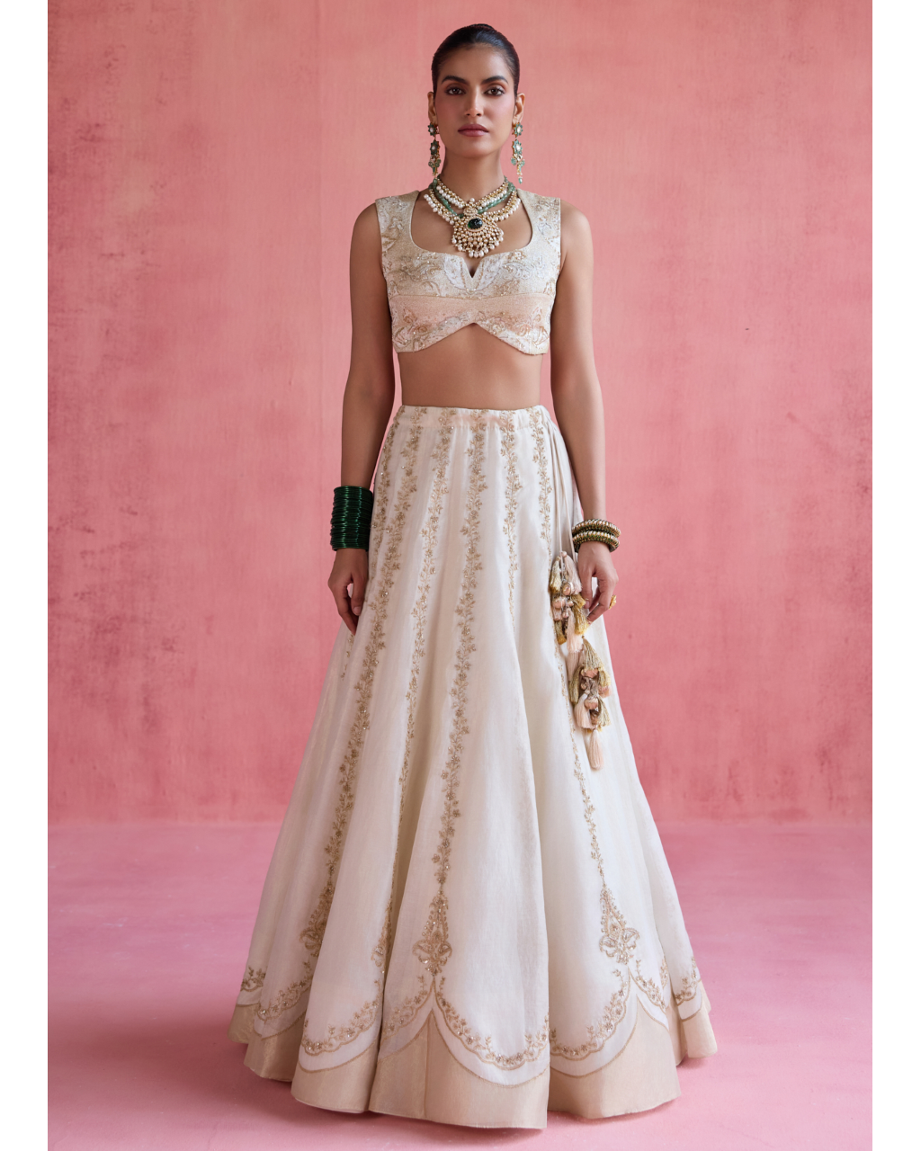 Sitara Lehenga Set - Ivory