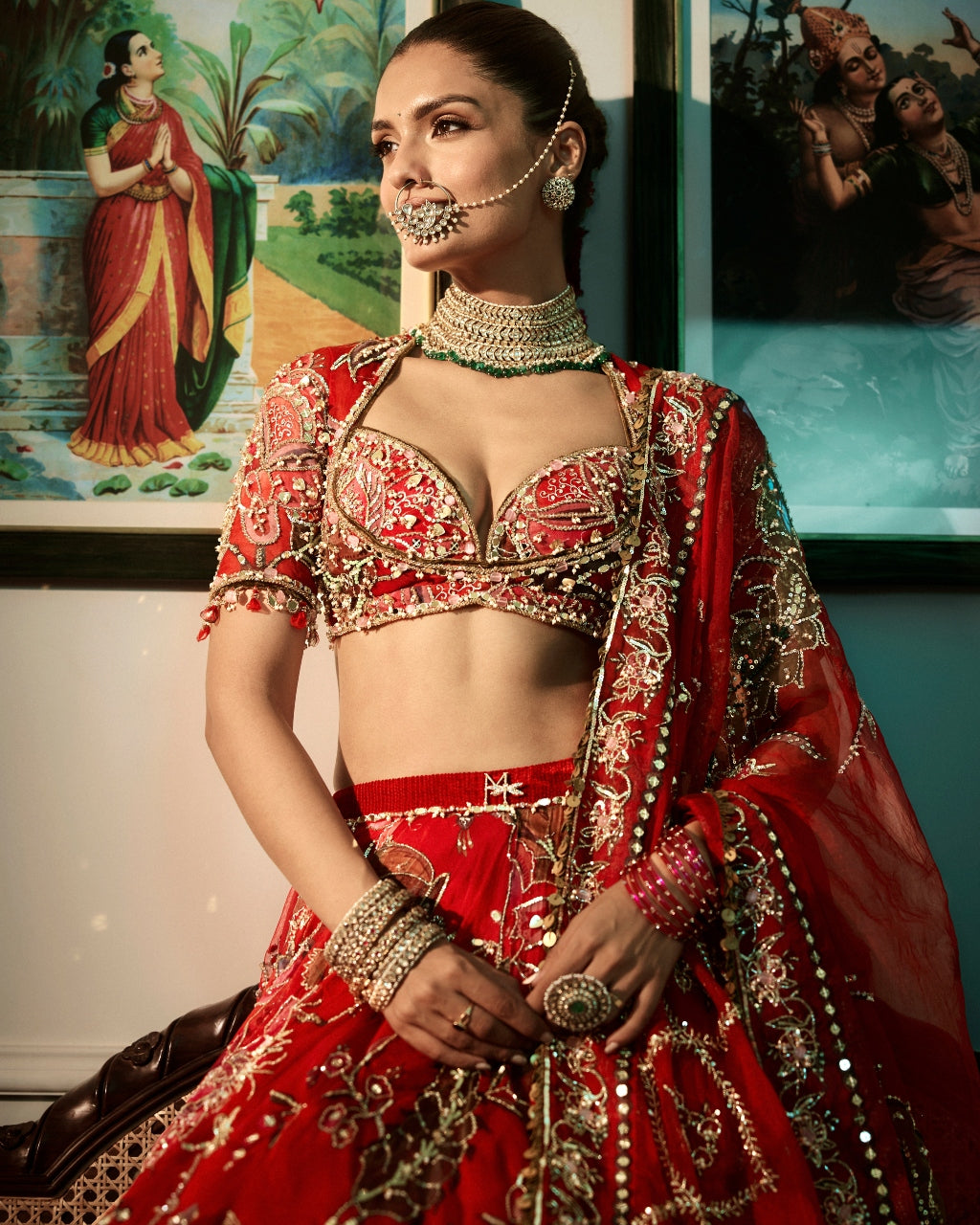 Lubna Lehenga Set