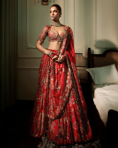 Lubna Lehenga Set