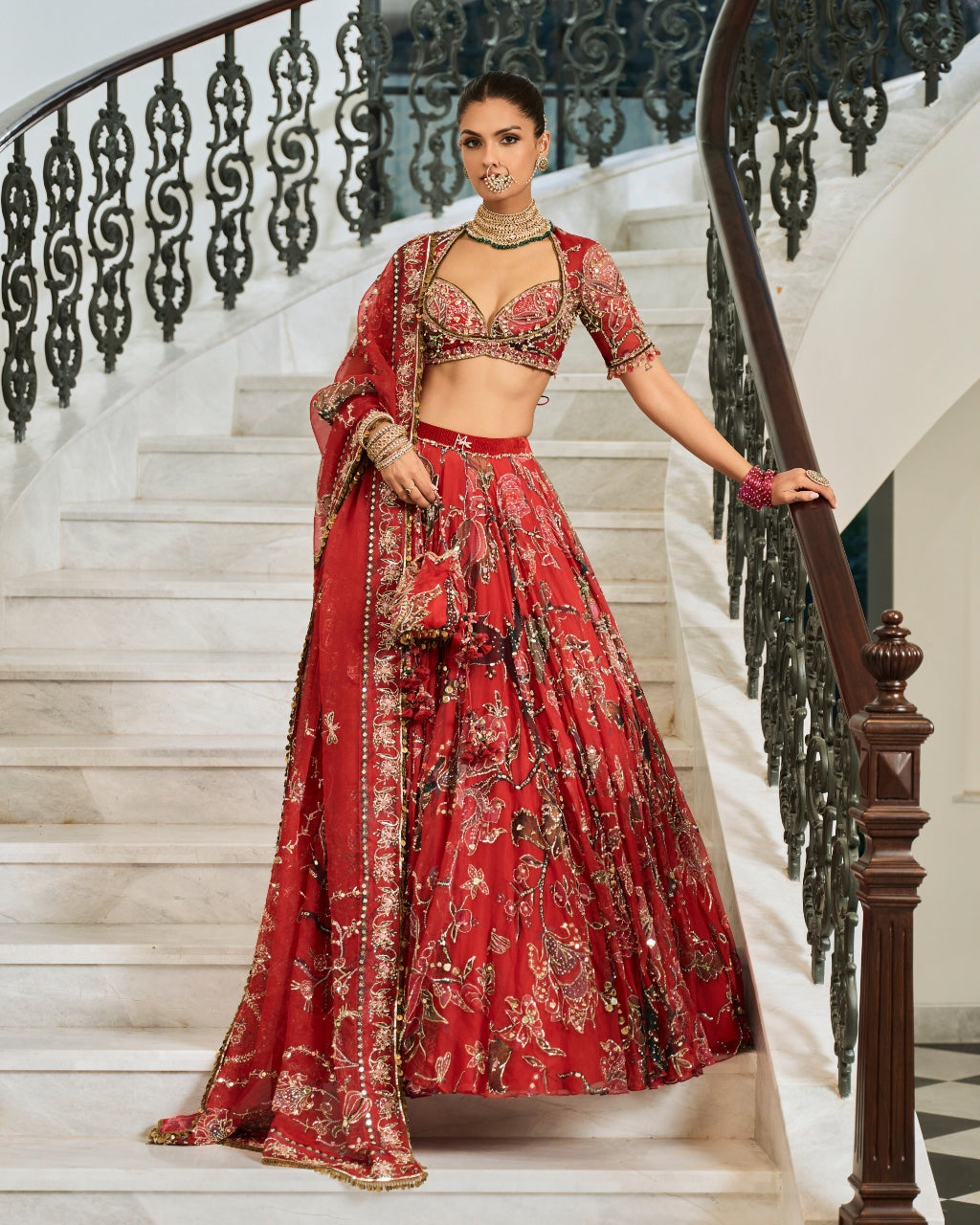Lubna Lehenga Set