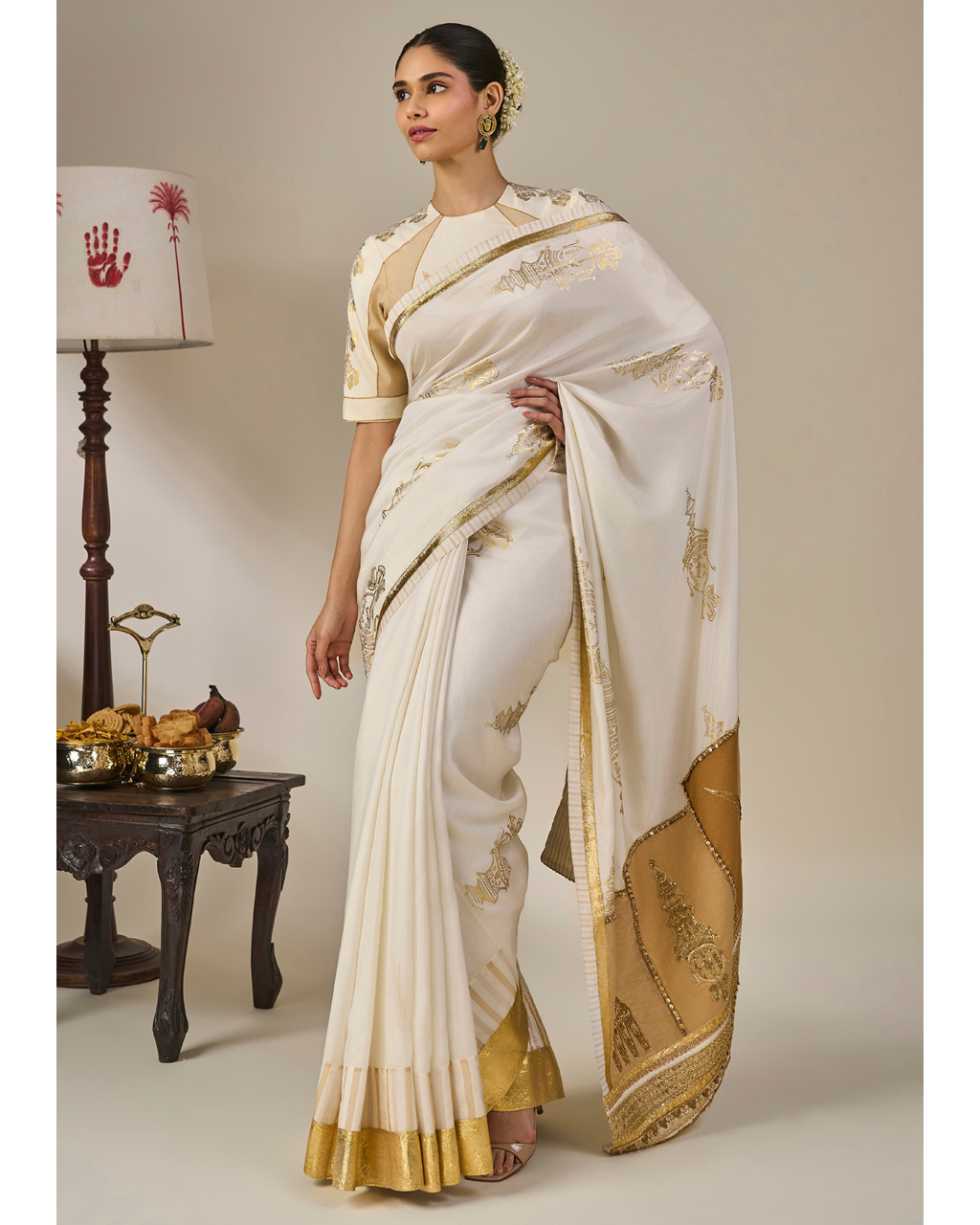 Kathakali Tales Sari Set