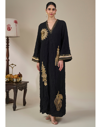Black Ambi Bloom Kaftan