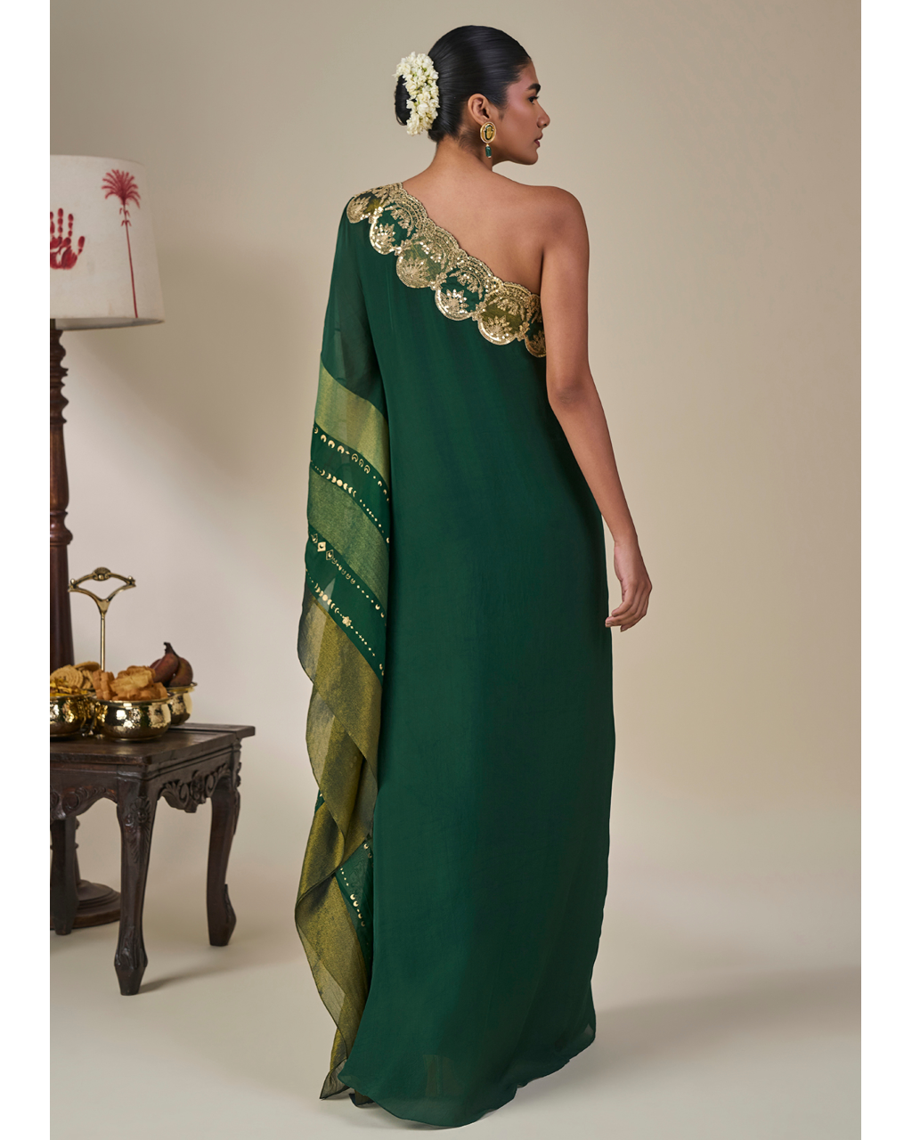 Green Celestial Moonfall Kaftan