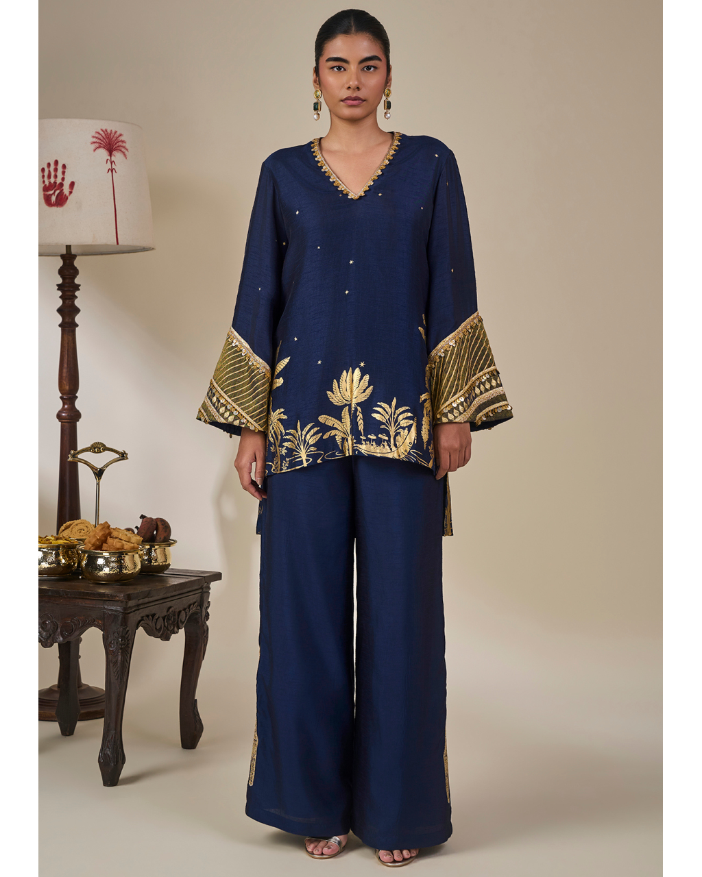 Backwater Postcards Kurta Set