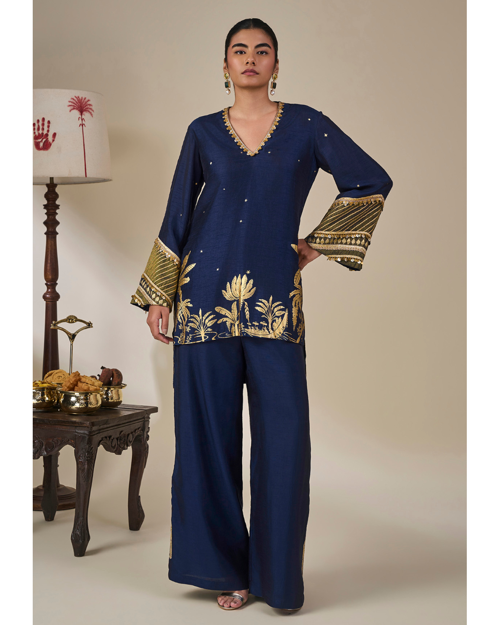Backwater Postcards Kurta Set