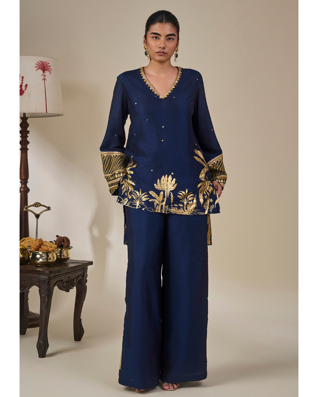 Backwater Postcards Kurta Set