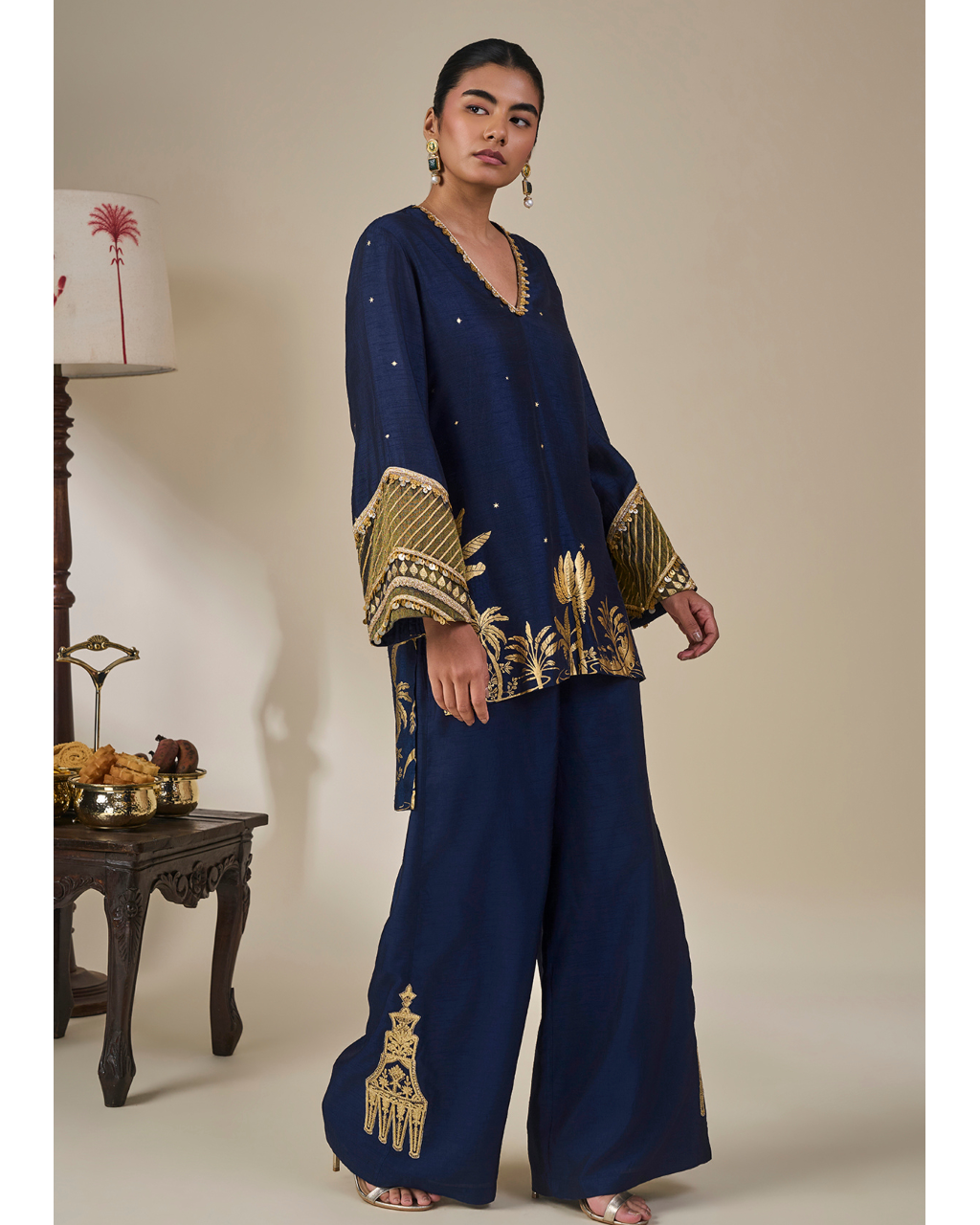 Backwater Postcards Kurta Set