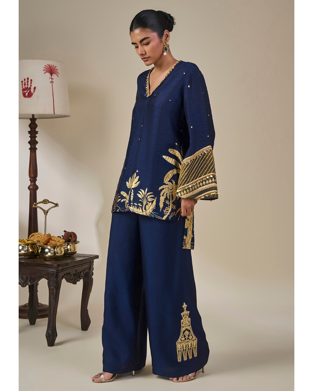 Backwater Postcards Kurta Set