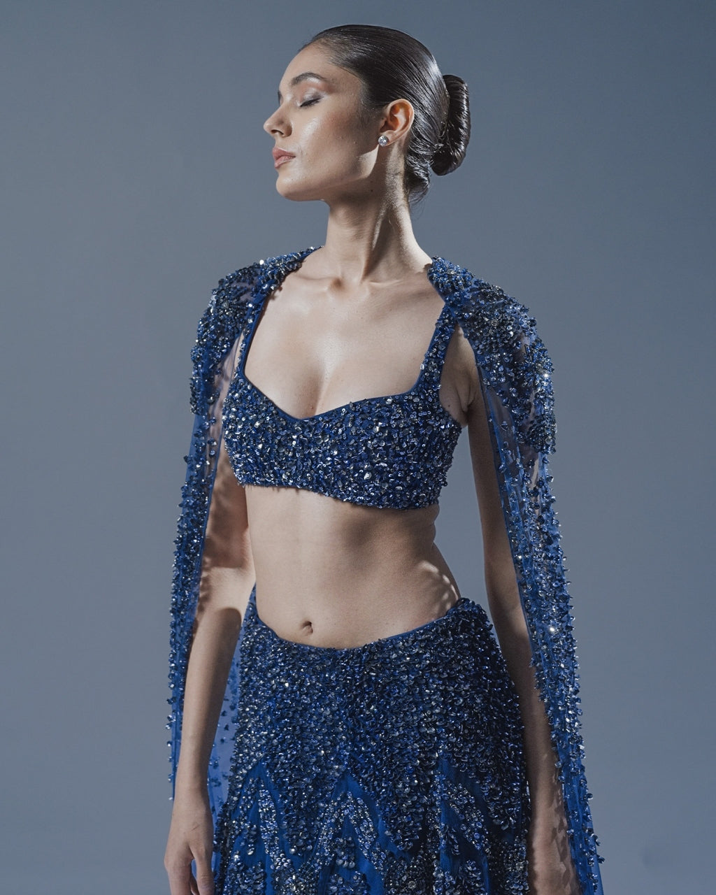 Abyssal Bloom Lehenga Set