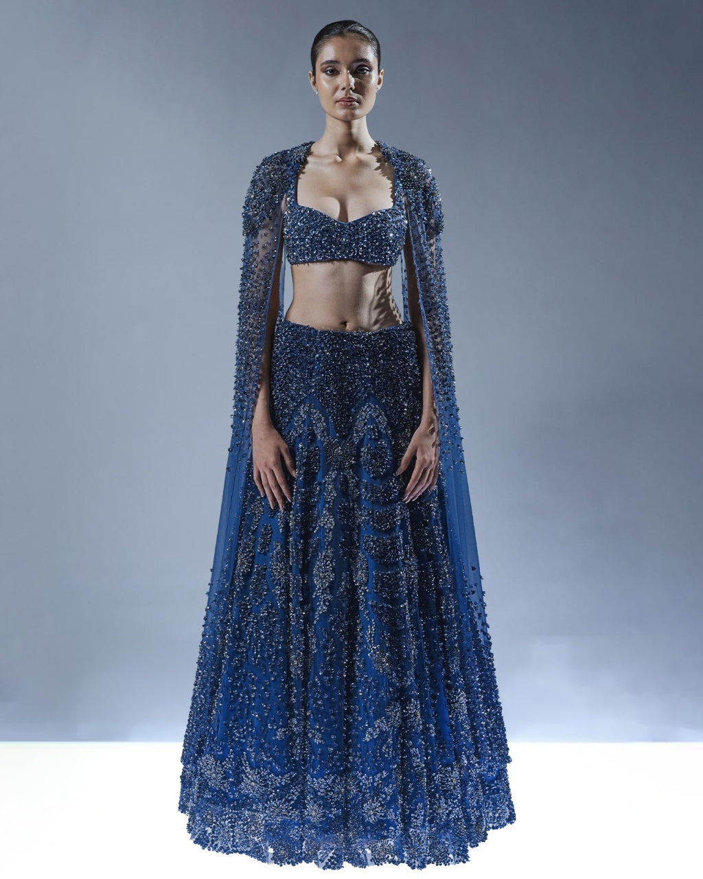 Abyssal Bloom Lehenga Set