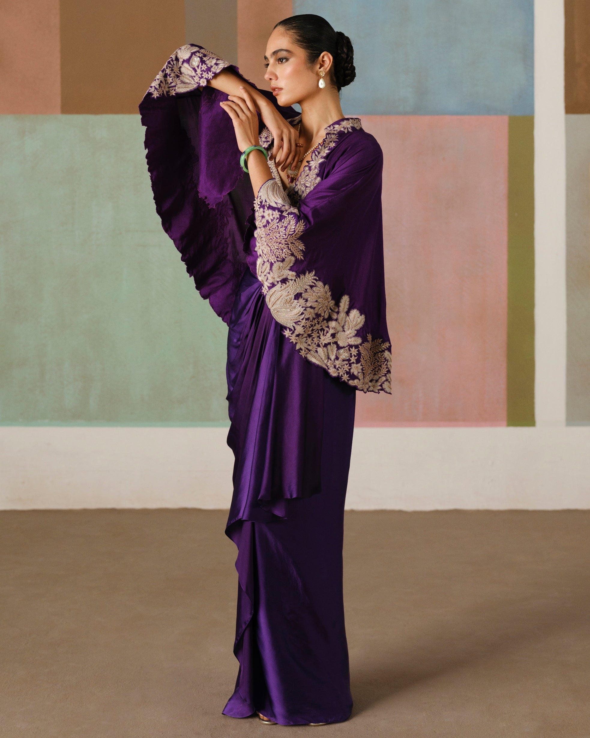 Purple Marielle Skirt Set