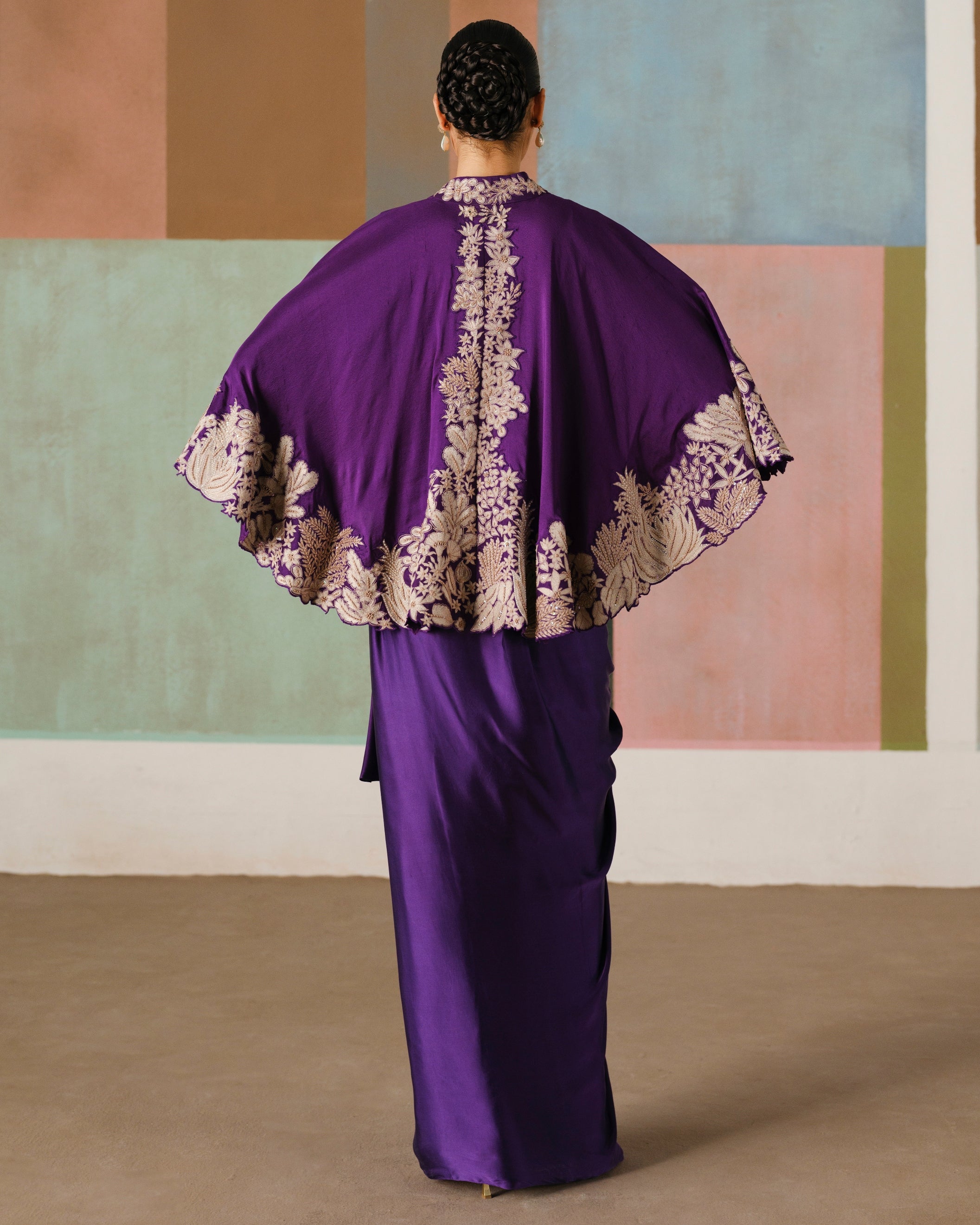 Purple Marielle Skirt Set