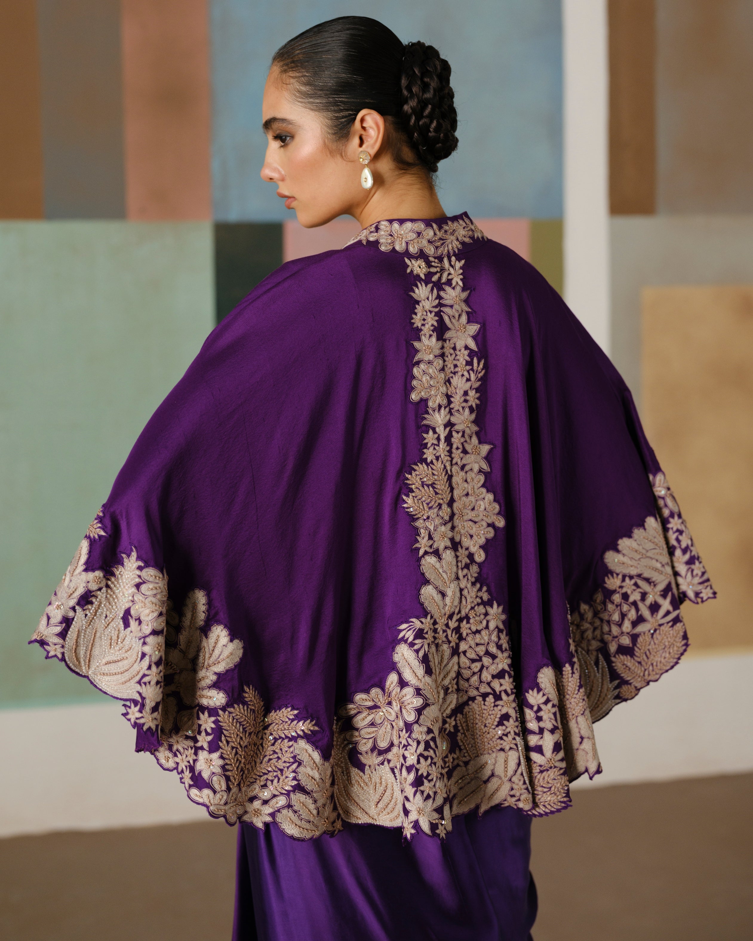 Purple Marielle Skirt Set