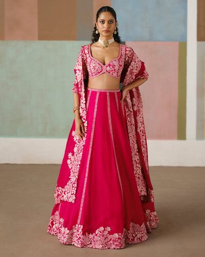 Fuchsia Ruhani Lehenga Set