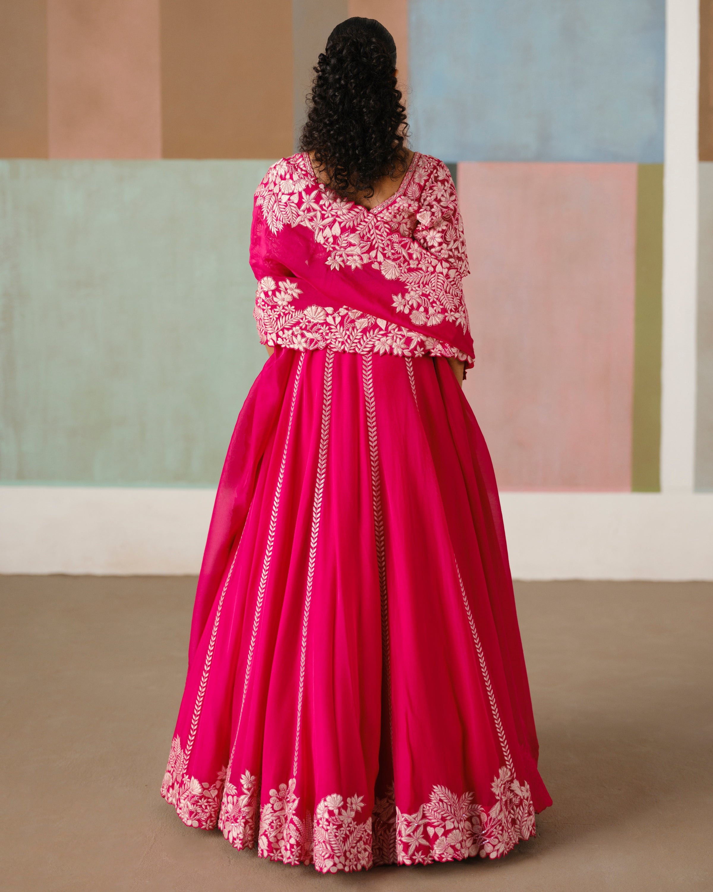 Fuchsia Ruhani Lehenga Set