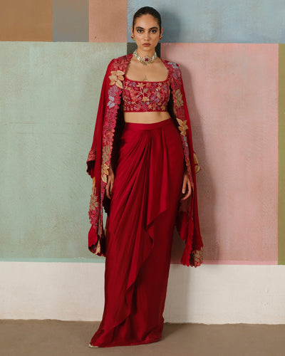 Red Lea Cape Set