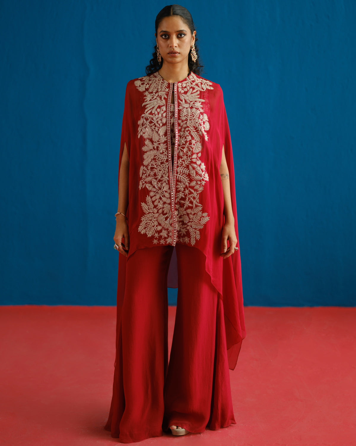 Red Aurea Pant Set