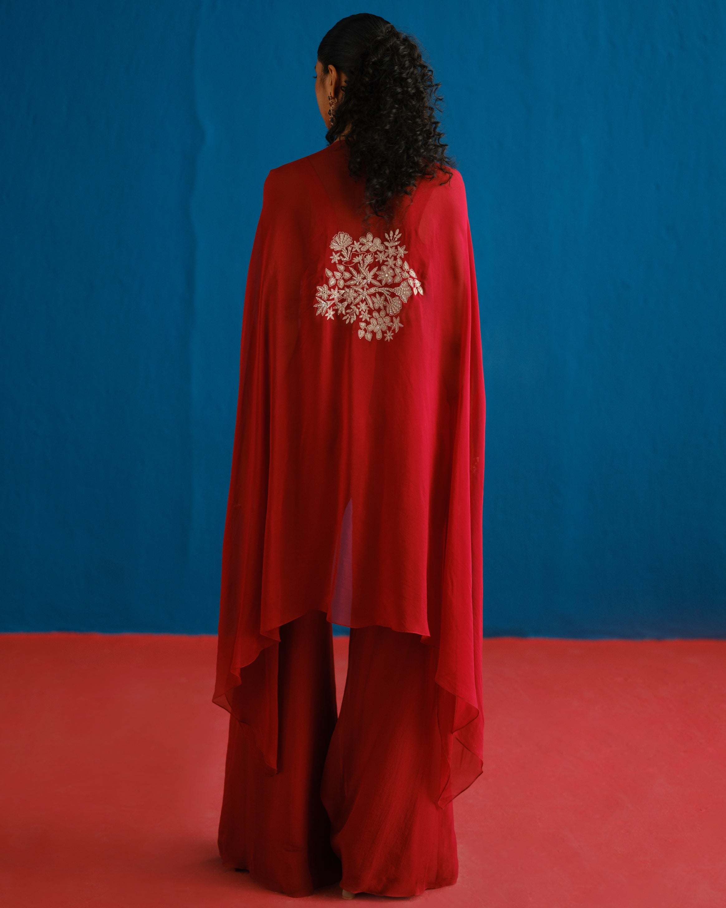 Red Aurea Pant Set