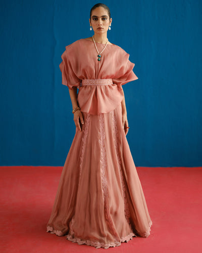 Pink Alana Skirt Set