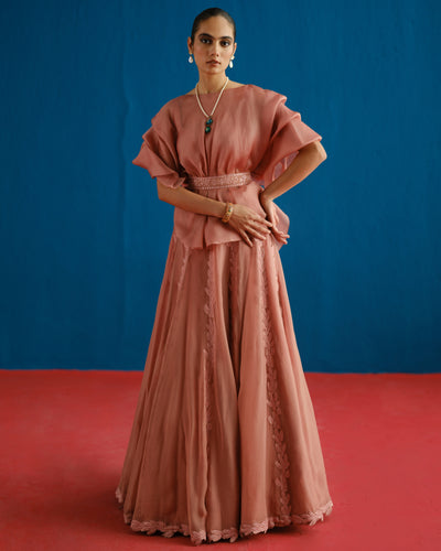 Pink Alana Skirt Set