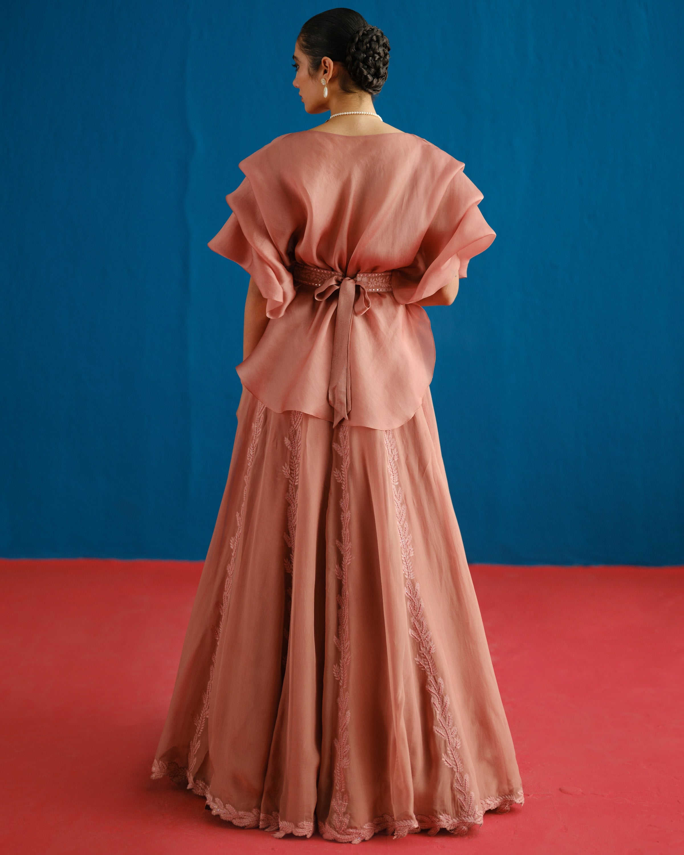 Pink Alana Skirt Set