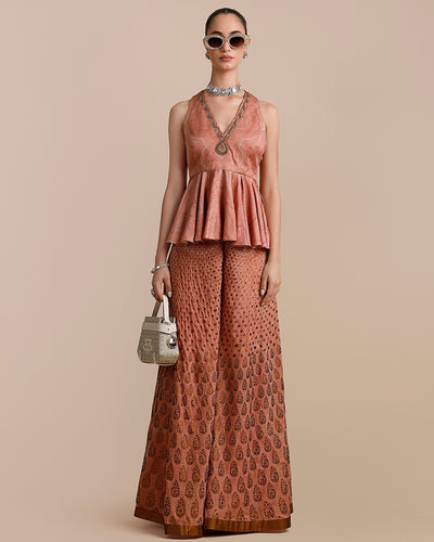 Rose Pink Sharara Set