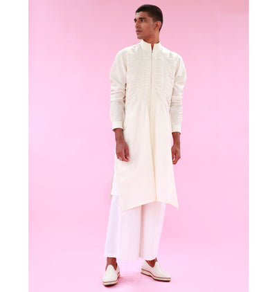 Droop Ivory Kurta Set