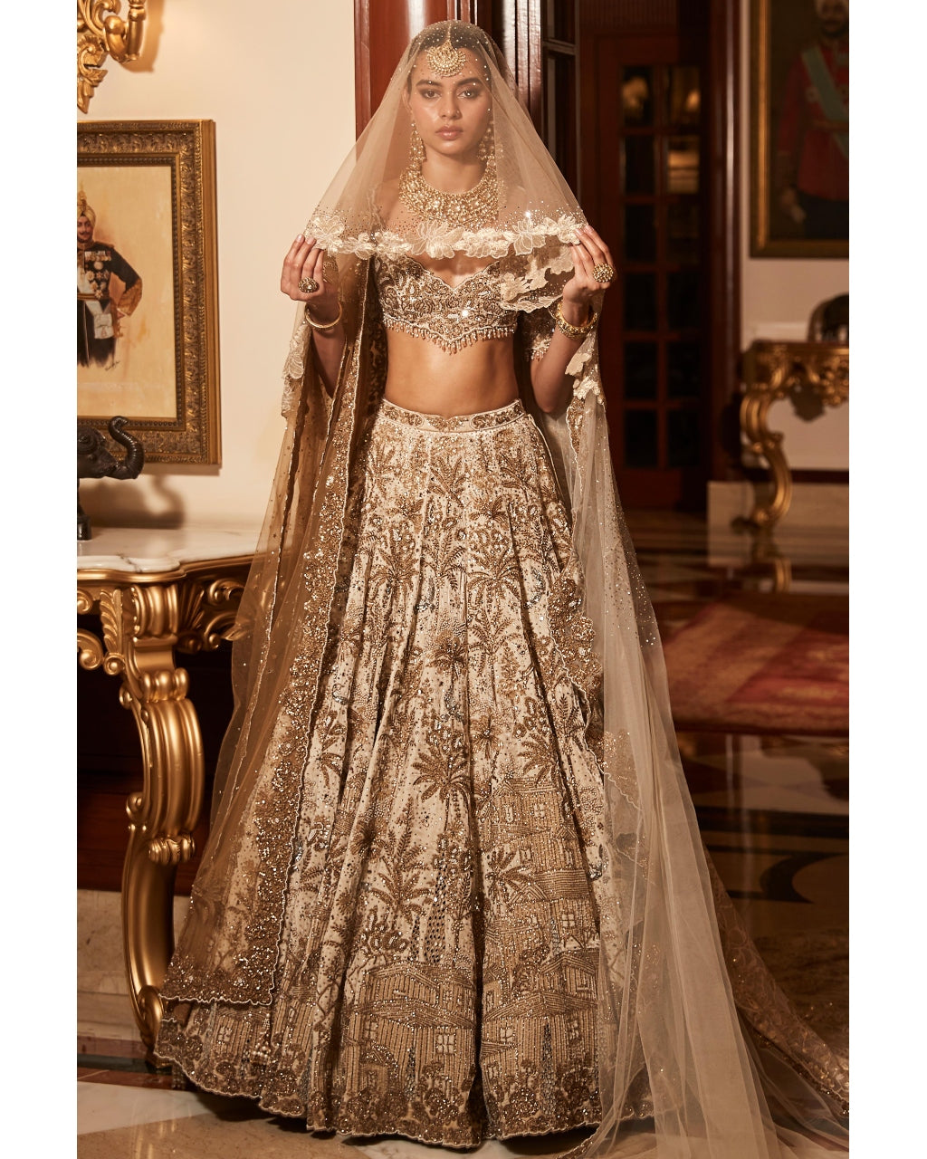 The Vintage Tuscan Heritage Lehenga Set