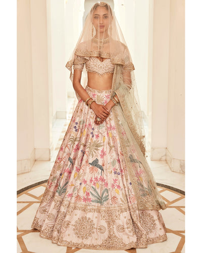 The Royal Savannah Landscape Lehenga Set