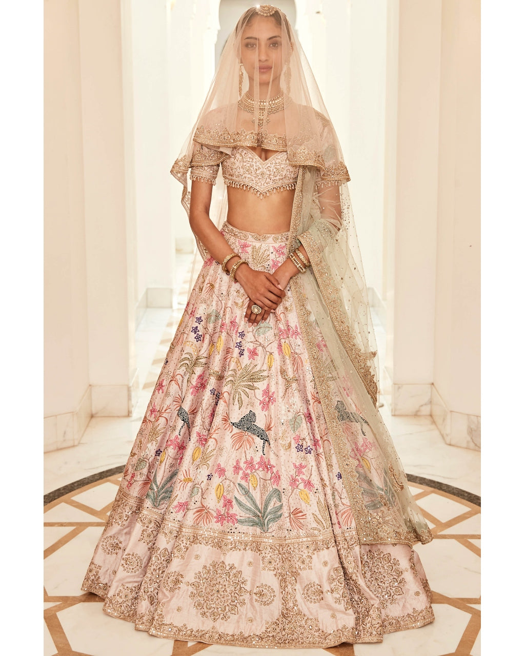 The Royal Savannah Landscape Lehenga Set
