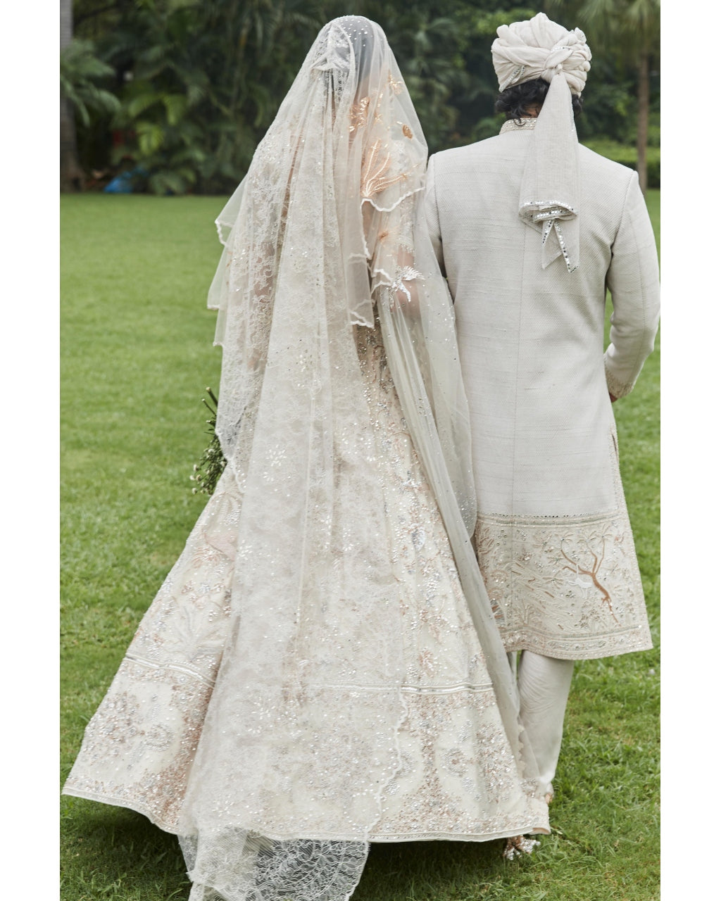 The Savannah Tulle Snow Lehenga Set