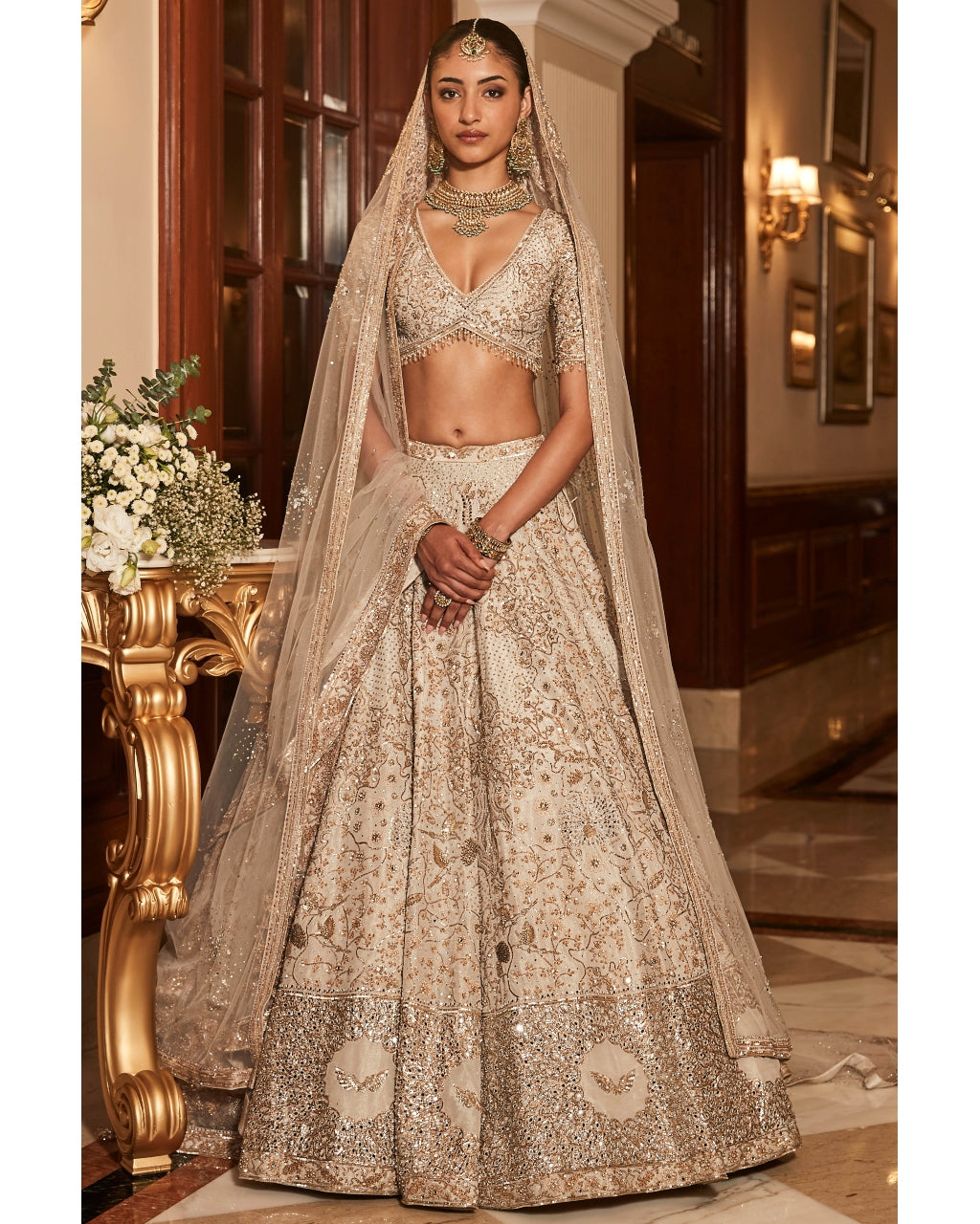 The Vintage Royal Maze Lehenga Set